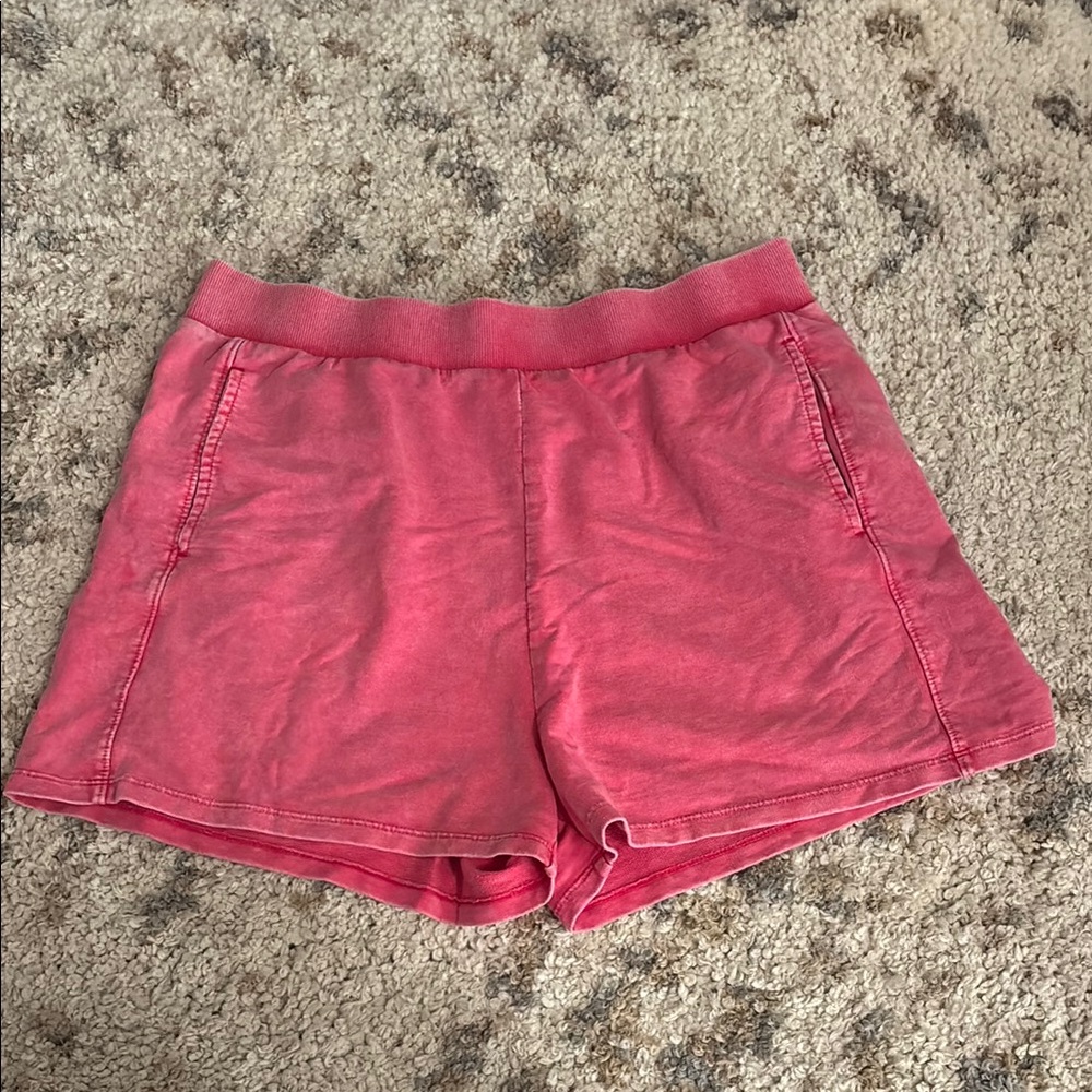 Danskin Pink Athletic Shorts Elastic Waistband Lightweight